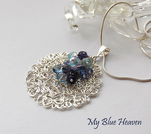 My Blue Heaven Pendant by gemwaithnia