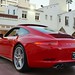 2013 Porsche 911 Carrera 4S Guards Red 991 Coupe 7 speed in Beverly Hills @porscheconnect 12