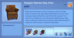 Designer Distress Easy Chair