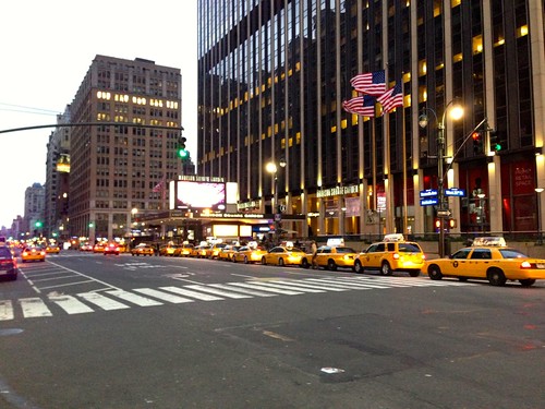Yellow Cabs and Madison Square Garden