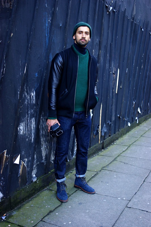 Street Style - Amar Daved, London Collections: Men