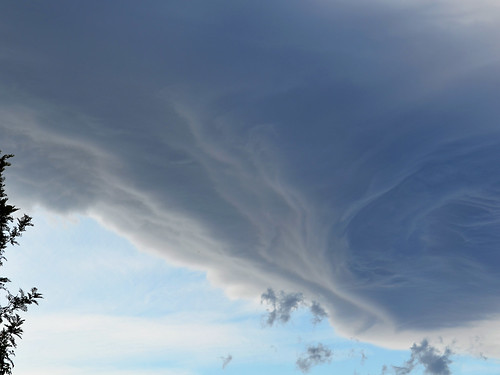 Storm cloud over Tenerife