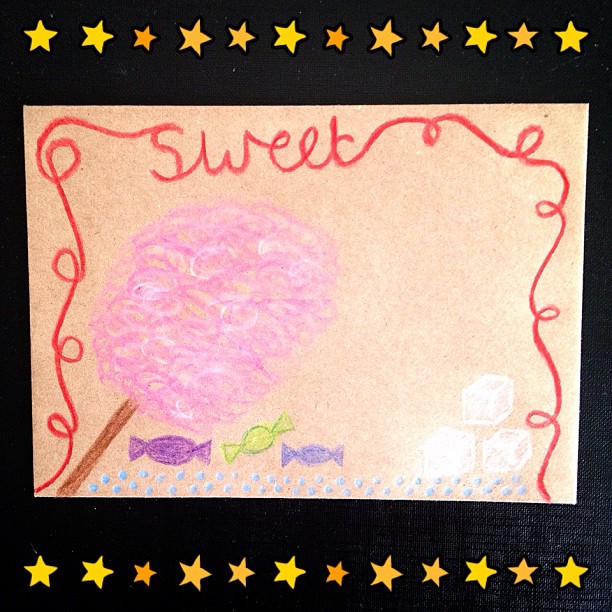 Day 15: sweet #candylaces #candyfloss #sweets #sugarcubes #millions #doodleadaymarch #doodleaday #envelope #snailmail