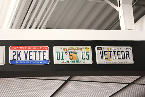 Corvette Licence Plates