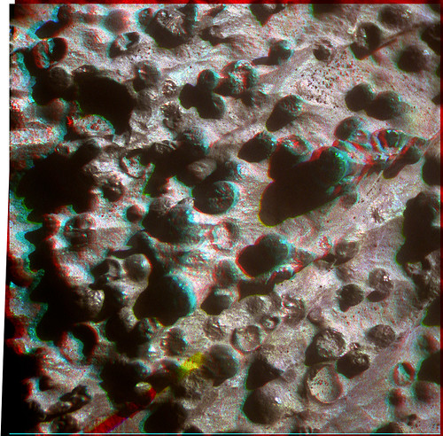 Opportunity sol 3247 Microscopic Imager Kirkwood newberries anaglyph