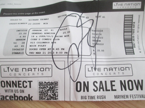 Signed Ticket