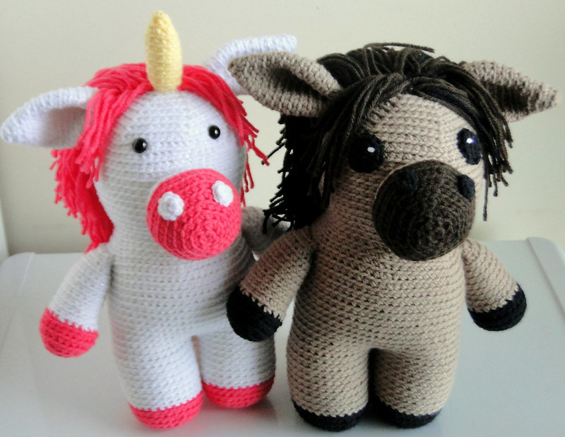 unicorn and horse together