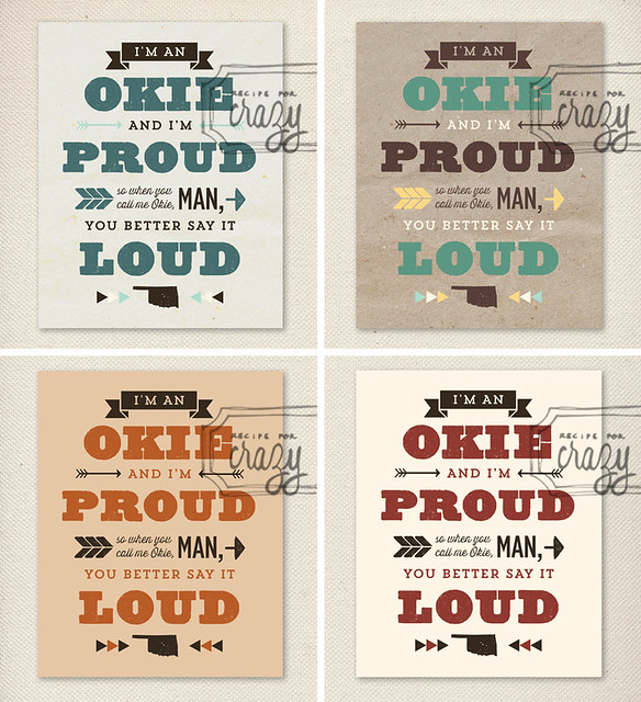 Okie Pride - 8x10 print