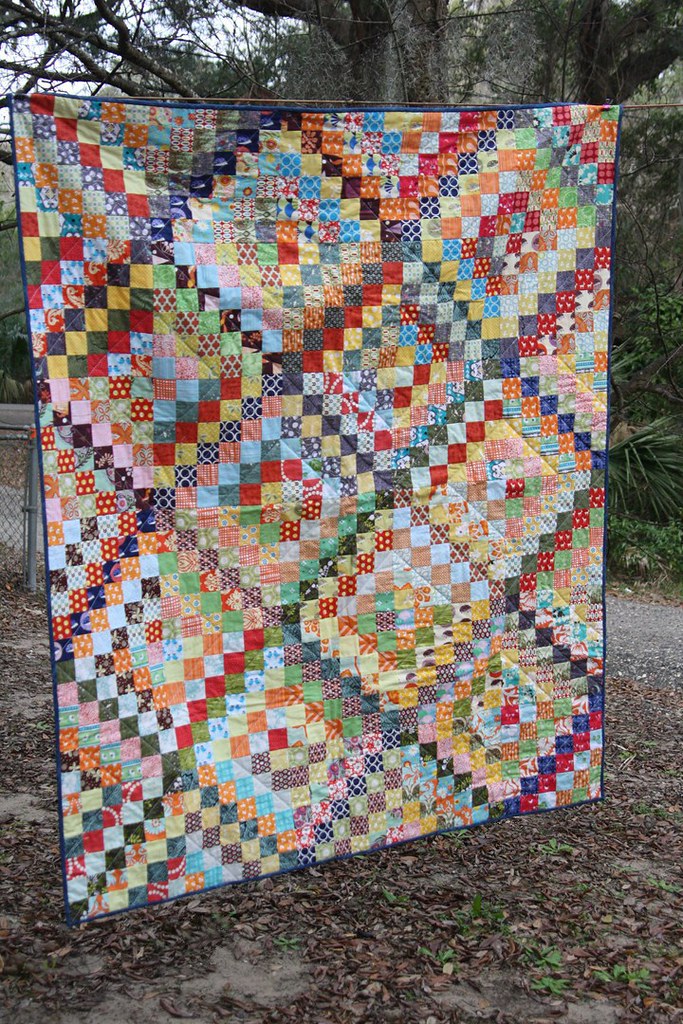 Scrappy Trip Along quilt