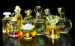 miniature perfume bottles
