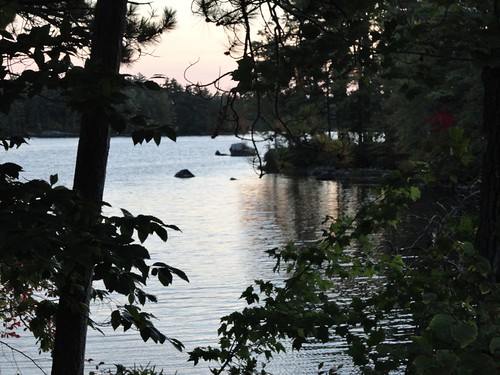 Lake Massabesic at sunset