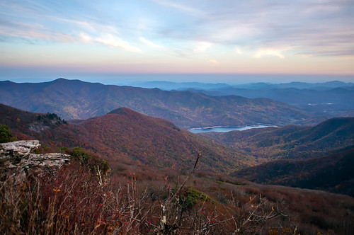 View of the Blue Ridge Mountains during fall season by DigiDreamGrafix.com