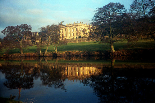 Chatsworth House and reflection by pho-Tony