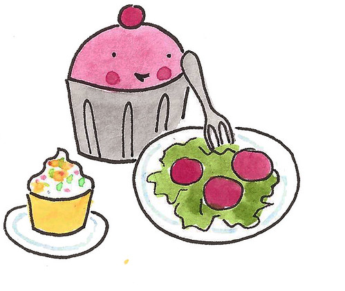Cake salad