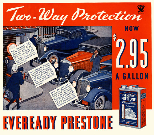 Chevy, Dodge and Studebaker All Need Eveready Prestone by paul.malon