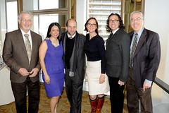 Photo: board members at Arts at the Core breakfast
