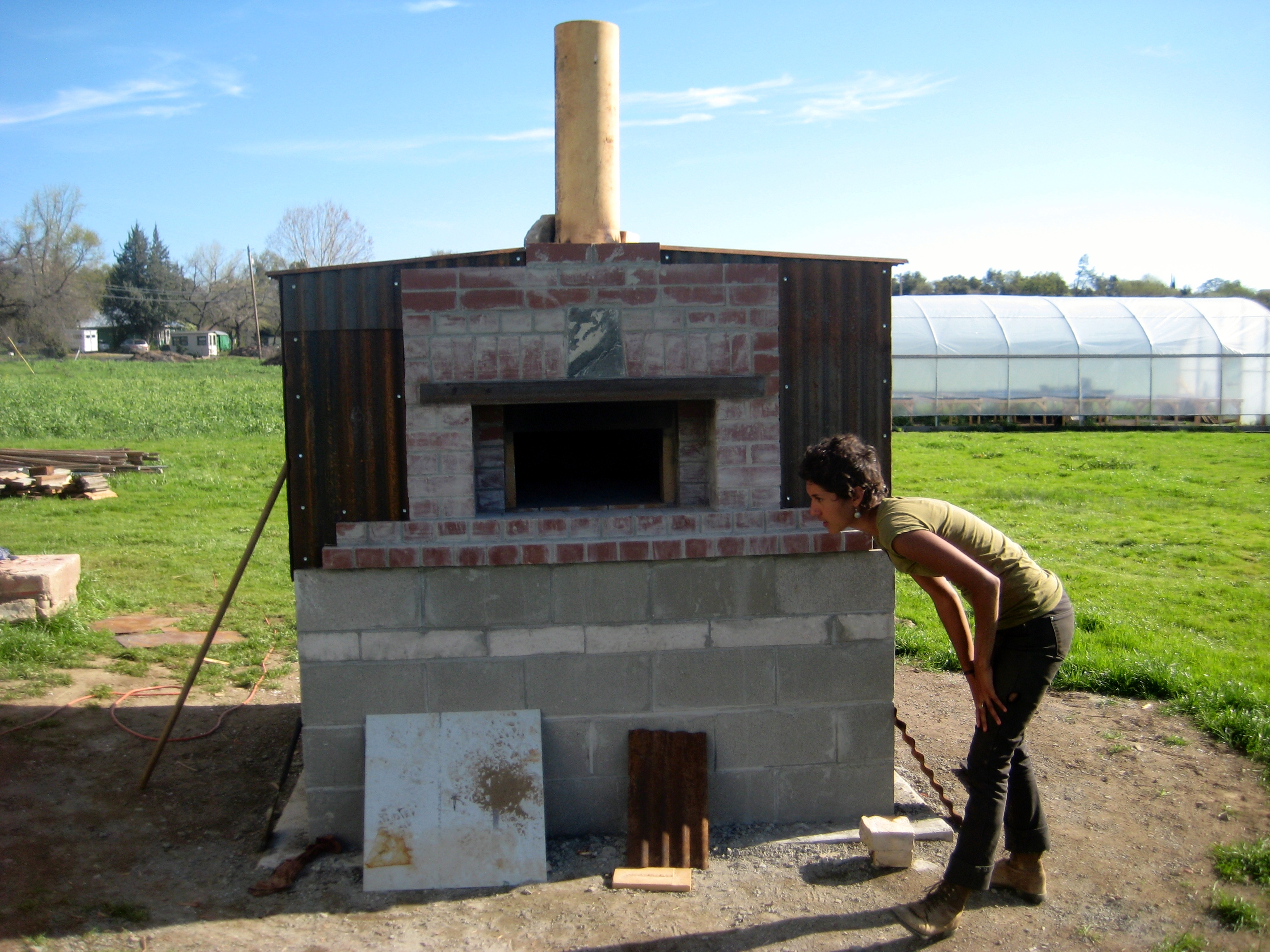 New wood fired oven