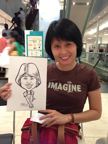 caricature live sketching for Takashimaya Good Friday Special - 8