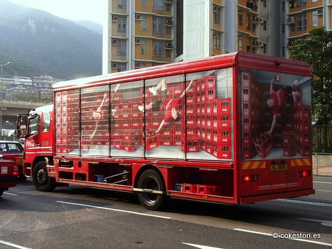Swire Coca-Cola truck in Shatin, Hong Kong by cokestories