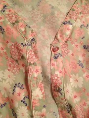 Frumpy Floral Dress Refashion - In Progress