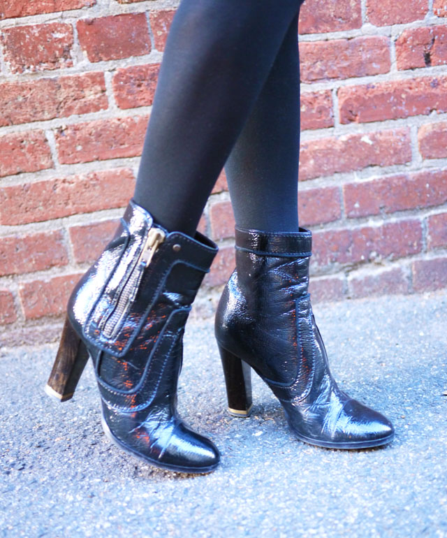 workwear stella mccartney boots vintage dior skirt my fair vanity style blog 7