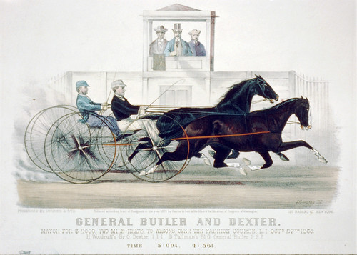 009-Imagen carreras caballos trotones-Library of Congress