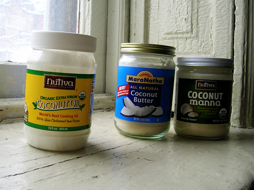 coconut oil and butters