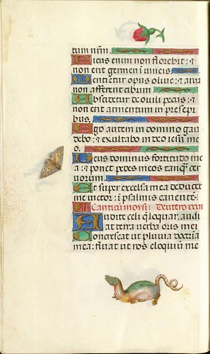 024-Pagina con ornamentos-253 verso-GKS 1605 4 º Salterio - 1500-1535- The Royal Library