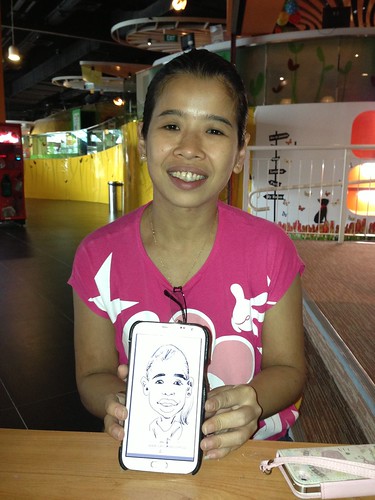 digital caricatures on Samsung Galaxy Note 2 for Stabilo - 4