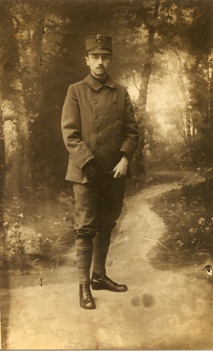 Simon Vestdijk in uniform