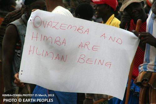 HIMBA+ZEMBA PROTEST 25 March, 2013 PHOTO © EARTH PEOPLES