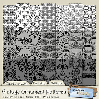 Preview - Vintage Ornament Patterns 6x6