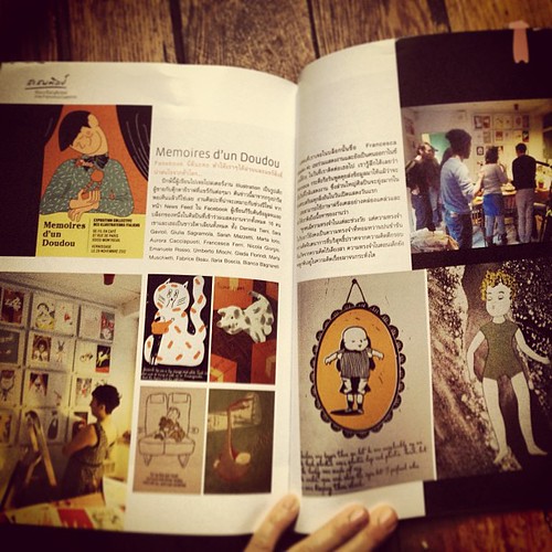 Published in Bangkok with our exhibition Memoires d'un Doudou by la casa a pois