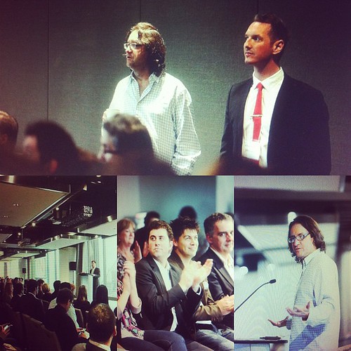 Brad Feld, A. Traviss Corry, and Ben Zlotnick at INcubes DemoDay in Toronto