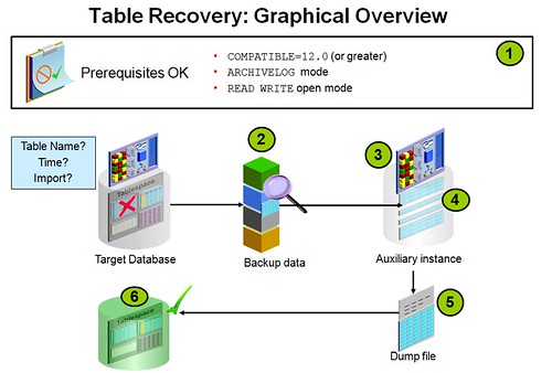 Table Recovery Graphical Overview
