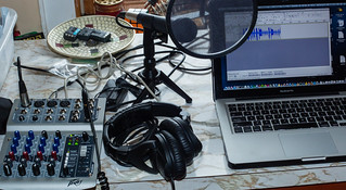 My remote podcasting setup