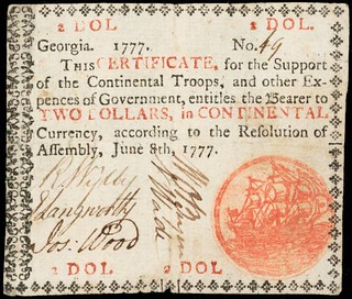 Lot 9009 Georgia June 8 1777