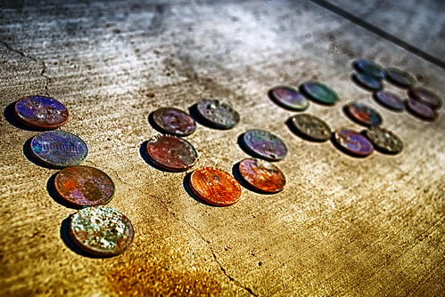 Pennies And Dimes Tell A Thousand Stories by hbmike2000