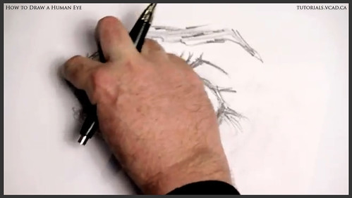 learn how to draw a human eye 011