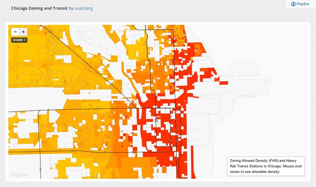 Chicago Zoning and Transit | MapBox