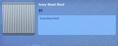 Ivory Steel Roof