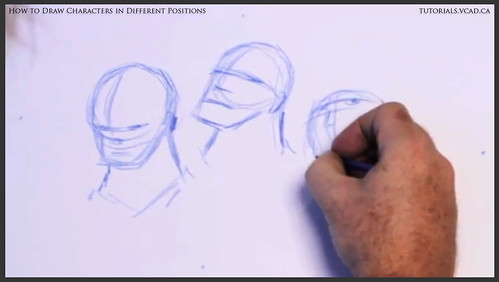 learn how to draw characters in different positions 005