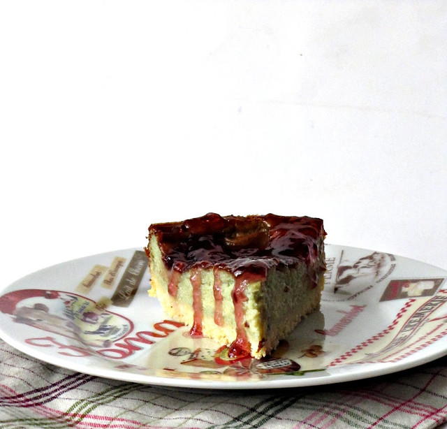 Cheese Cake Salato di Crescenza e Gorgonzola su Crosta di Taragna al Pecorino