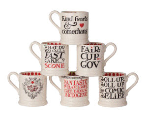 Emma Bridgewater Comic Relief mugs