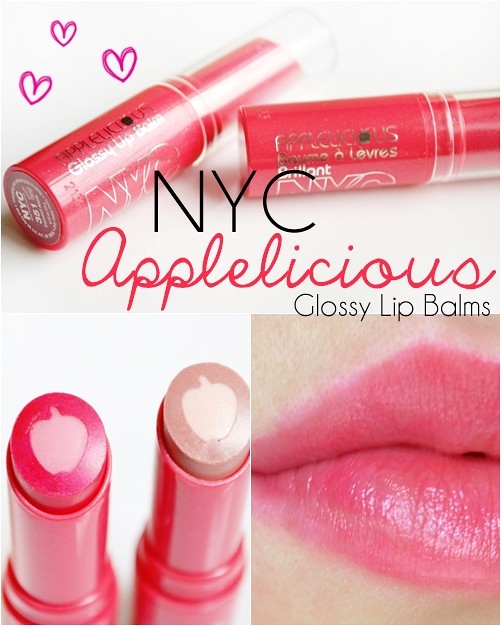 NYC Applelicious Glossy Lip Balms | Makeup Savvy - makeup and beauty blog