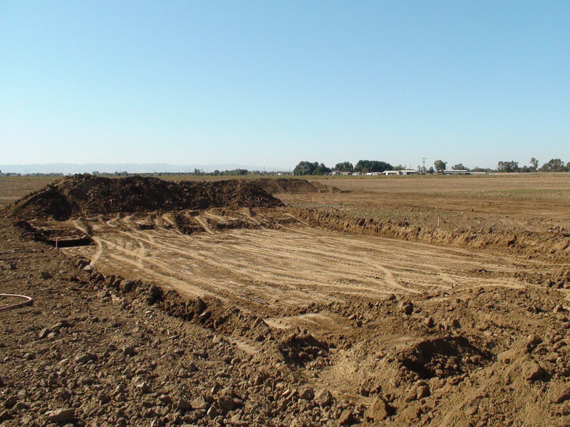 Soil Prep In Progress For Detached Garage