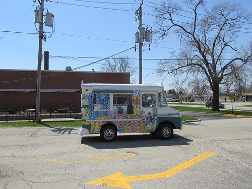 A local ice cream vendor on West 116th Street.  Alsip Illinois.  Sunday, April 21st, 2013. by Eddie from Chicago