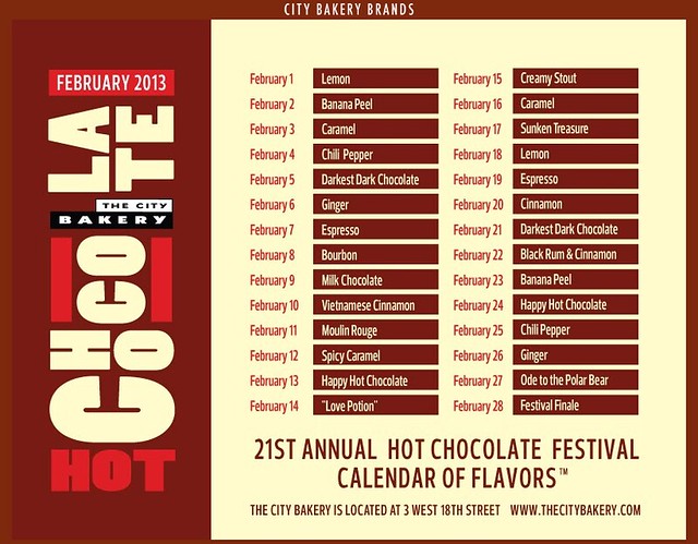 City Bakery Hot Chocolate Calendar