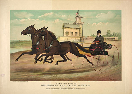 003-Imagen carreras caballos trotones-Library of Congress