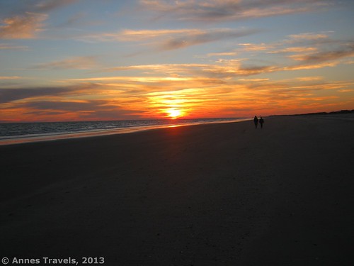 Sunset on Holden Beach, North Carolina